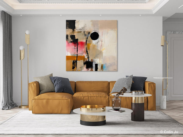 Modern Canvas Art Paintings, Abstract Wall Art for Bedroom, Original Modern Acrylic Artwork, Extra Large Abstract Paintings for Dining Room-HomePaintingDecor