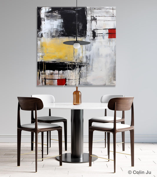 Original Modern Acrylic Artwork, Extra Large Abstract Paintings for Dining Room, Modern Canvas Art Paintings, Abstract Wall Art for Bedroom-HomePaintingDecor