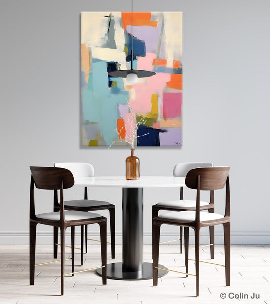 Large Wall Art Painting for Bedroom, Original Canvas Art, Contemporary Acrylic Painting on Canvas, Oversized Modern Abstract Wall Paintings-HomePaintingDecor