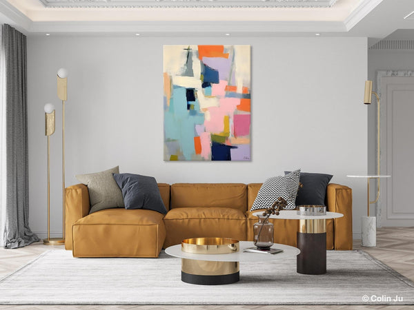Large Wall Art Painting for Bedroom, Original Canvas Art, Contemporary Acrylic Painting on Canvas, Oversized Modern Abstract Wall Paintings-HomePaintingDecor