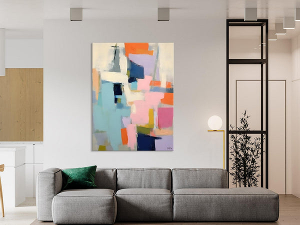 Large Wall Art Painting for Bedroom, Original Canvas Art, Contemporary Acrylic Painting on Canvas, Oversized Modern Abstract Wall Paintings-HomePaintingDecor