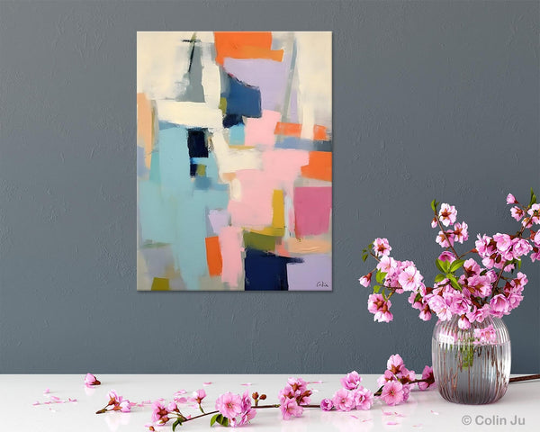 Large Wall Art Painting for Bedroom, Original Canvas Art, Contemporary Acrylic Painting on Canvas, Oversized Modern Abstract Wall Paintings-HomePaintingDecor