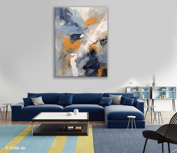 Contemporary Acrylic Paintings on Canvas, Large Wall Art Paintings for Bedroom, Oversized Abstract Wall Art Paintings, Original Abstract Art-HomePaintingDecor