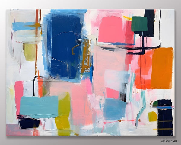 Large Wall Art Painting for Bedroom, Original Canvas Art, Oversized Modern Abstract Wall Paintings, Contemporary Acrylic Painting on Canvas-HomePaintingDecor