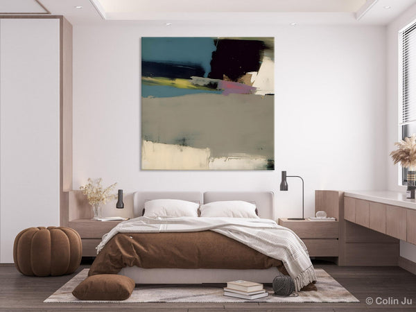 Abstract Wall Art for Bedroom, Original Modern Acrylic Artwork, Modern Canvas Art Paintings, Extra Large Abstract Paintings for Dining Room-HomePaintingDecor