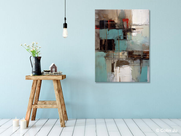 Original Canvas Art, Contemporary Acrylic Painting on Canvas, Large Wall Art Painting for Bedroom, Oversized Modern Abstract Wall Paintings-HomePaintingDecor