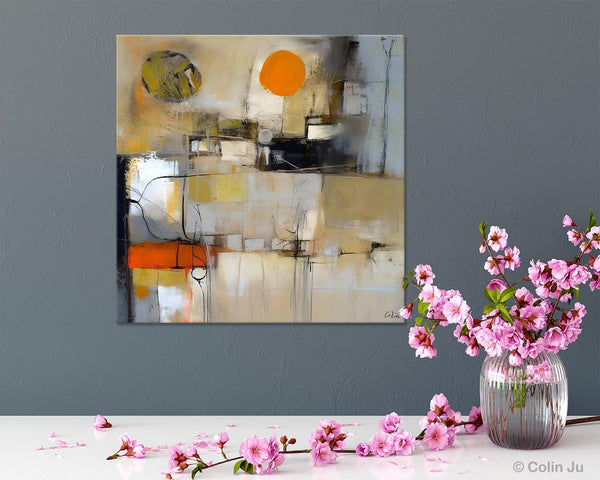 Large Abstract Art for Bedroom, Simple Modern Acrylic Art, Modern Original Abstract Art, Canvas Paintings for Sale, Contemporary Canvas Art-HomePaintingDecor