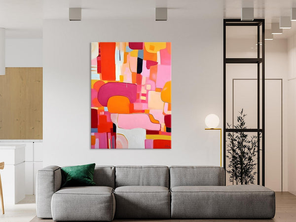Large Modern Canvas Artwork, Original Wall Art Paintings, Large Paintings for Bedroom, Hand Painted Canvas Art, Acrylic Painting on Canvas-HomePaintingDecor