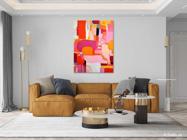 Large Modern Canvas Artwork, Original Wall Art Paintings, Large Paintings for Bedroom, Hand Painted Canvas Art, Acrylic Painting on Canvas-HomePaintingDecor