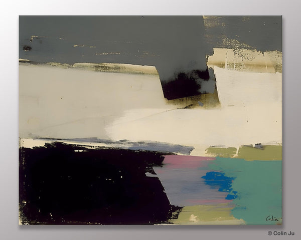 Abstract Landscape Paintings, Modern Wall Art for Living Room, Landscape Acrylic Paintings, Original Abstract Abstract Painting on Canvas-HomePaintingDecor