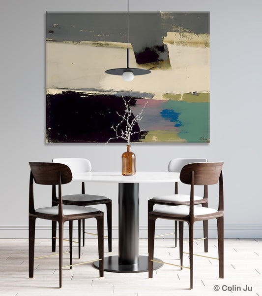 Abstract Landscape Paintings, Modern Wall Art for Living Room, Landscape Acrylic Paintings, Original Abstract Abstract Painting on Canvas-HomePaintingDecor