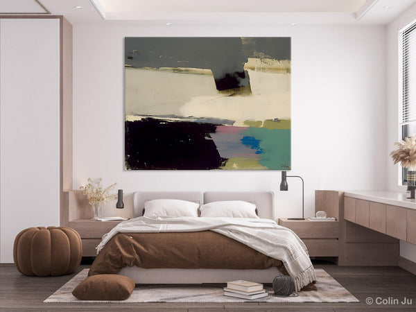 Abstract Landscape Paintings, Modern Wall Art for Living Room, Landscape Acrylic Paintings, Original Abstract Abstract Painting on Canvas-HomePaintingDecor