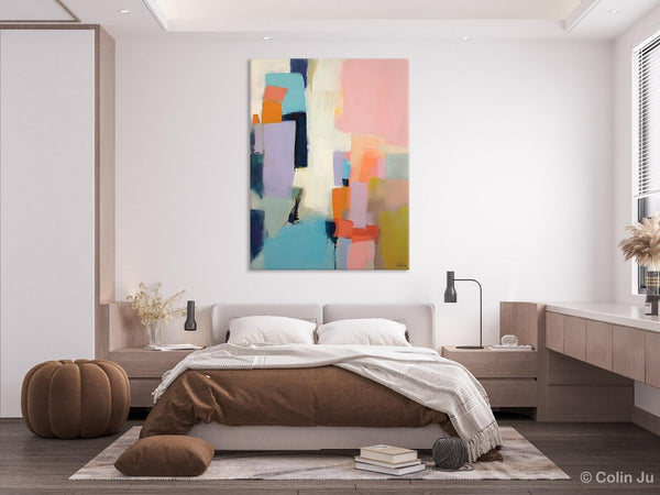Original Abstract Art, Contemporary Acrylic Art on Canvas, Large Wall Art Painting for Bedroom, Oversized Modern Abstract Wall Paintings-HomePaintingDecor