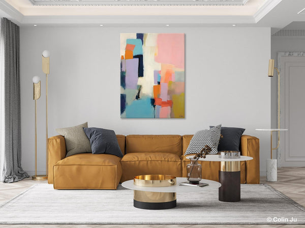 Original Abstract Art, Contemporary Acrylic Art on Canvas, Large Wall Art Painting for Bedroom, Oversized Modern Abstract Wall Paintings-HomePaintingDecor