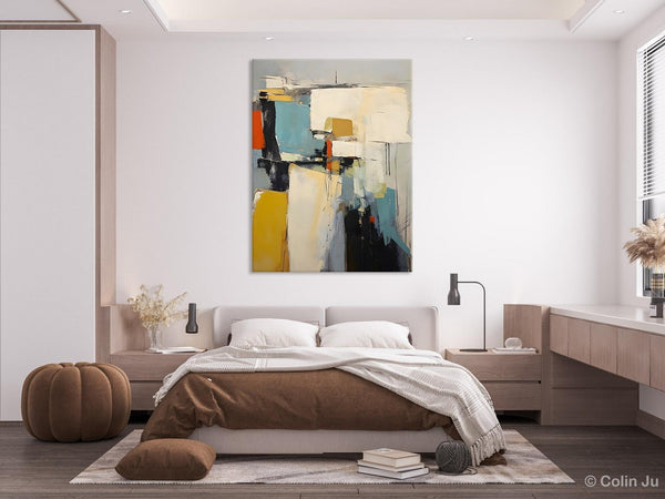 Large Modern Canvas Paintings, Heavy Texture Paintings, Large Original Wall Art Painting for Bedroom, Acrylic Paintings on Canvas-HomePaintingDecor