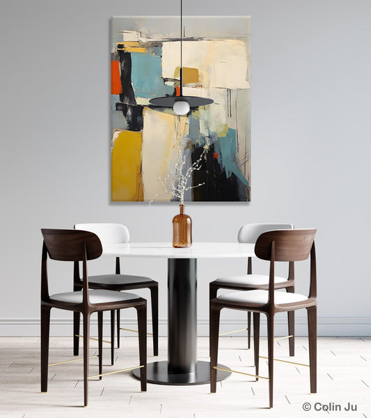Large Modern Canvas Paintings, Heavy Texture Paintings, Large Original Wall Art Painting for Bedroom, Acrylic Paintings on Canvas-HomePaintingDecor