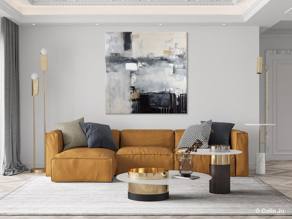 Abstract Canvas Art for Living Room, Original Modern Acrylic Art, Modern Canvas Paintings, Extra Large Abstract Paintings for Dining Room