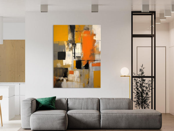 Oversized Abstract Art Paintings, Original Canvas Artwork, Large Wall Art Painting for Dining Room, Contemporary Acrylic Painting on Canvas-HomePaintingDecor