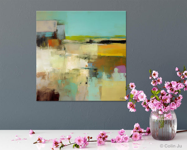 Original Modern Abstract Art for Bedroom, Extra Large Canvas Paintings for Living Room, Abstract Wall Art for Sale, Simple Modern Art-HomePaintingDecor