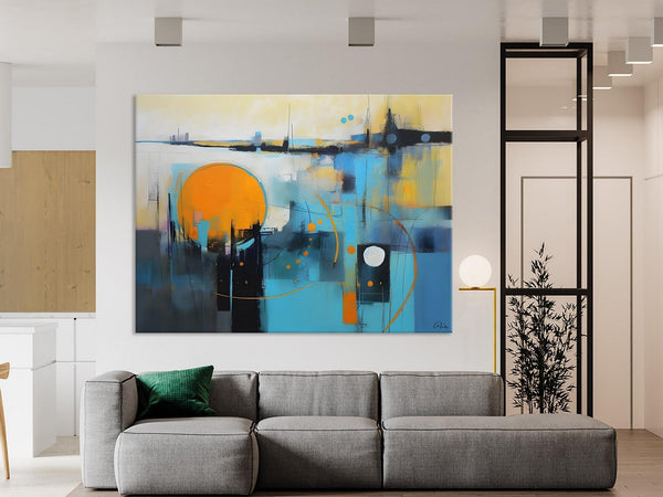 Oversized Canvas Wall Art Paintings, Original Modern Artwork, Large Abstract Painting for Bedroom, Contemporary Acrylic Painting on Canvas-HomePaintingDecor