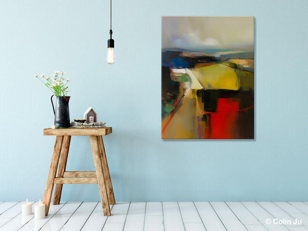 Oversized Abstract Wall Art Paintings, Large Wall Paintings for Bedroom, Contemporary Abstract Paintings on Canvas, Original Abstract Art-HomePaintingDecor