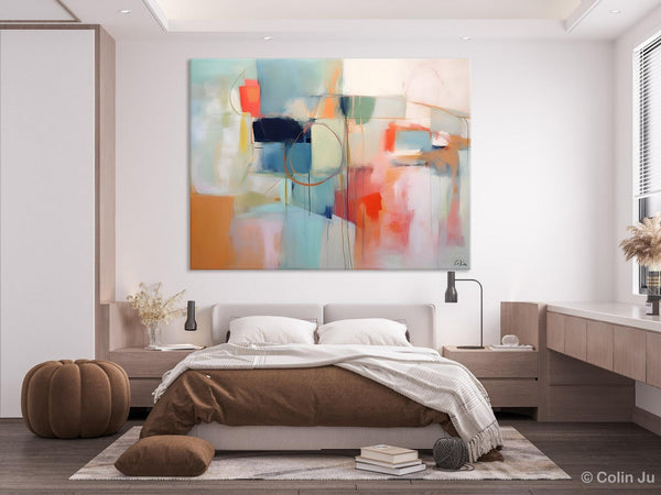 Large Modern Canvas Art, Original Abstract Art Paintings, Hand Painted Acrylic Painting on Canvas, Large Wall Art Painting for Dining Room-HomePaintingDecor