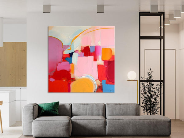Large Abstract Art for Bedroom, Original Abstract Wall Art, Modern Canvas Paintings, Simple Modern Acrylic Artwork, Contemporary Canvas Art-HomePaintingDecor