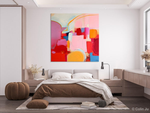 Large Abstract Art for Bedroom, Original Abstract Wall Art, Modern Canvas Paintings, Simple Modern Acrylic Artwork, Contemporary Canvas Art-HomePaintingDecor