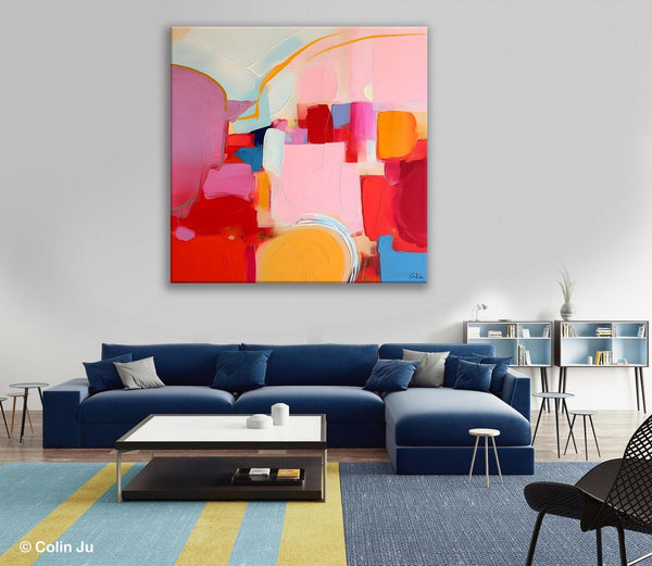 Large Abstract Art for Bedroom, Original Abstract Wall Art, Modern Canvas Paintings, Simple Modern Acrylic Artwork, Contemporary Canvas Art-HomePaintingDecor
