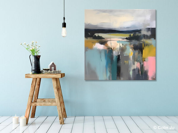Contemporary Canvas Art, Original Modern Wall Art, Modern Acrylic Artwork, Modern Canvas Paintings, Large Abstract Painting for Bedroom-HomePaintingDecor