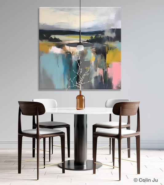 Contemporary Canvas Art, Original Modern Wall Art, Modern Acrylic Artwork, Modern Canvas Paintings, Large Abstract Painting for Bedroom-HomePaintingDecor