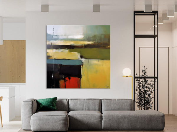 Large Abstract Painting for Bedroom, Original Modern Wall Art Paintings, Modern Acrylic Paintings, Huge Contemporary Canvas Paintings-HomePaintingDecor