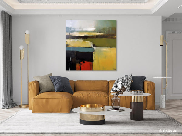 Large Abstract Painting for Bedroom, Original Modern Wall Art Paintings, Modern Acrylic Paintings, Huge Contemporary Canvas Paintings-HomePaintingDecor