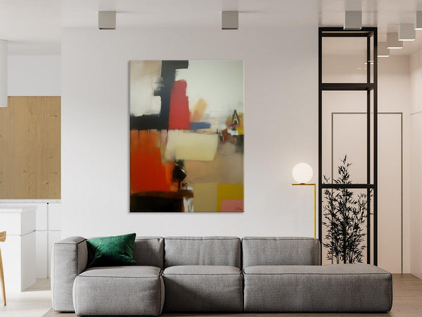 Large Contemporary Wall Art, Abstract Wall Paintings, Extra Large Paintings for Bedroom, Hand Painted Canvas Art, Original Modern Painting-HomePaintingDecor