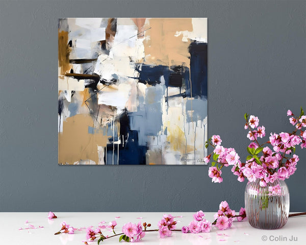 Large Wall Art for Bedroom, Abstract Modern Acrylic Art, Canvas Paintings for Sale, Modern Original Abstract Art, Contemporary Canvas Art-HomePaintingDecor