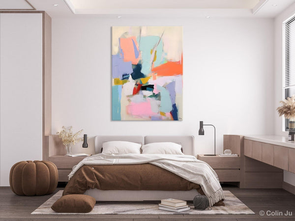 Original Artowrk, Abstract Wall Paintings, Hand Painted Canvas Art, Extra Large Paintings for Dining Room, Contemporary Wall Art Paintings-HomePaintingDecor