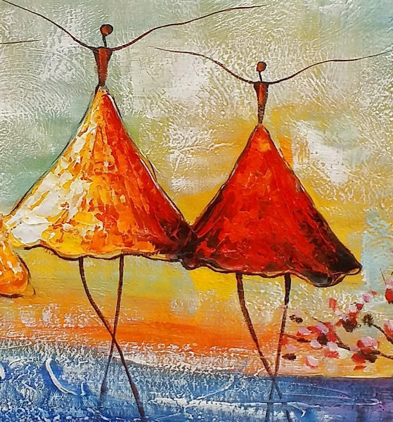 Simple Abstract Painting, Ballet Dancer Painting, Buy Wall Art Online, Modern Acrylic Painting, Bedroom Wall Art Painting-HomePaintingDecor