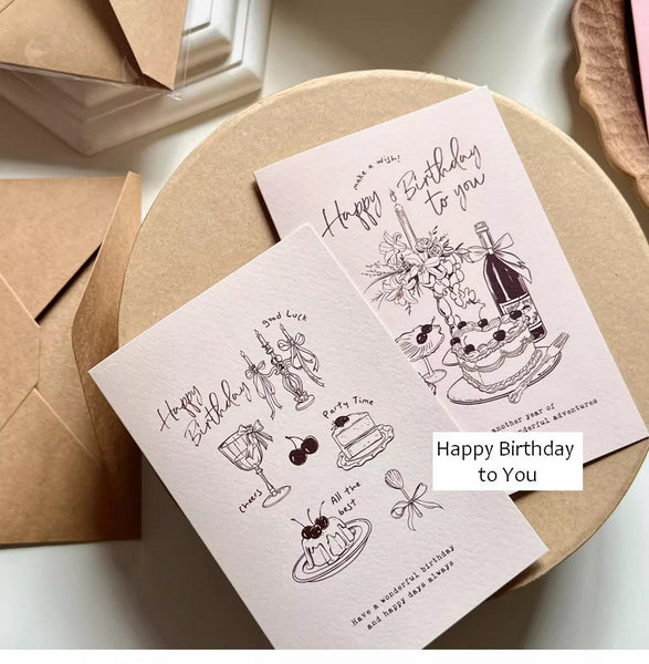 Creative Birthday Greeting Cards, Birthday Cards to Friends, Happy Birthday Cards, Beautiful Birthday Greeting Cards to Lovers, Greeting Cards to Mother-HomePaintingDecor