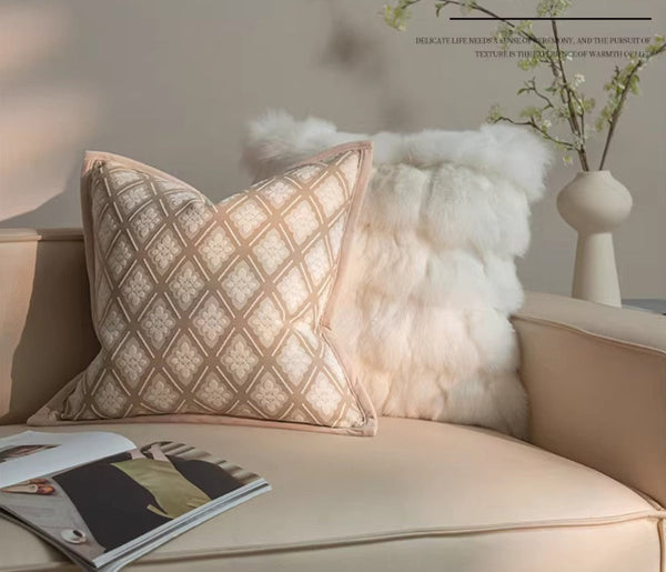 Modern Decorative Pillow Cover, Decorative Throw Pillows for Living Room, Decorative Pillow Arrangement Ideas for Couch, Modern Sofa Pillows-HomePaintingDecor