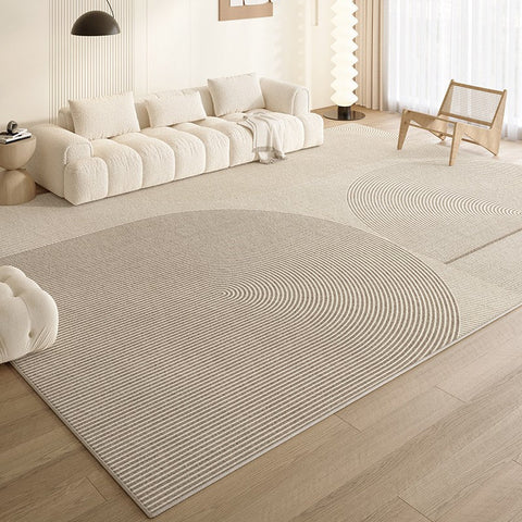 Soft Bedroom Floor Rugs, Extra Large Modern Rugs for Living Room, Oversized Modern Rug for Living Room, Geometric Contemporary Rugs for Dining Room-HomePaintingDecor