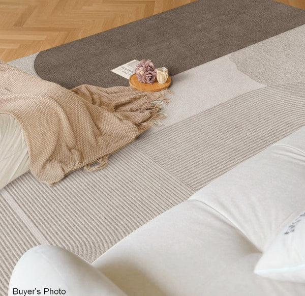 Living Room Contemporary Modern Rugs, Extra Large Abstract Geometric Modern Rugs, Bedroom Modern Rugs, Modern Rugs for Dining Room-HomePaintingDecor
