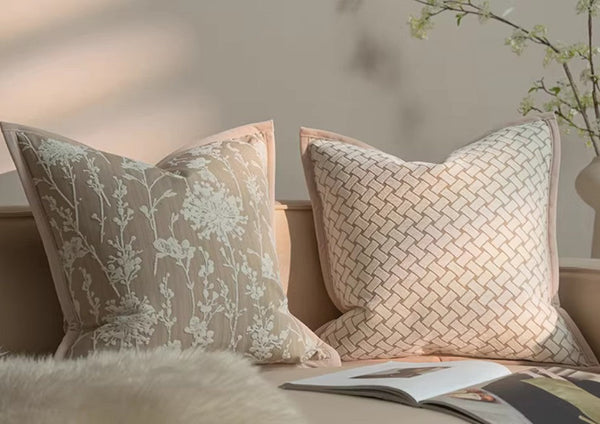 Modern Decorative Pillow Cover, Decorative Throw Pillows for Living Room, Decorative Pillow Arrangement Ideas for Couch, Modern Sofa Pillows-HomePaintingDecor