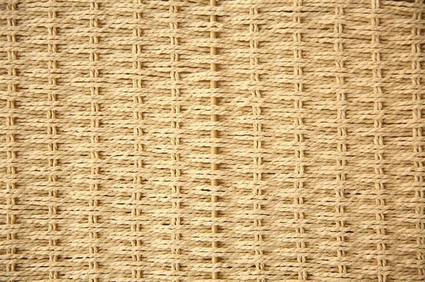 Woven Straw Storage Basket with Linen Lining, Storage Basket for Food, Rectangle Storage Basket for Kitchen