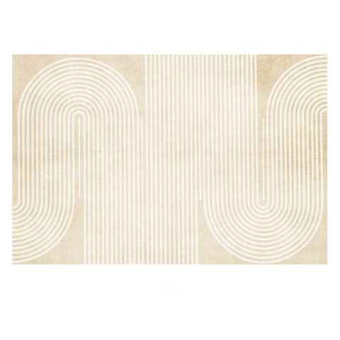 Cream Color Modern Living Room Rugs, Dining Room Modern Rugs, Thick Soft Modern Rugs for Living Room, Contemporary Rugs for Bedroom-HomePaintingDecor
