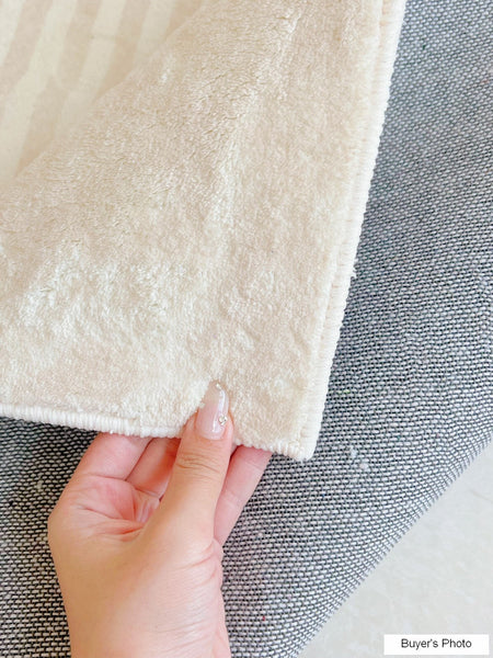 Cream Color Modern Living Room Rugs, Dining Room Modern Rugs, Thick Soft Modern Rugs for Living Room, Contemporary Rugs for Bedroom-HomePaintingDecor