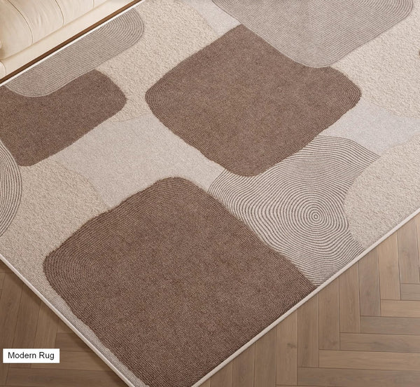 Unique Large Contemporary Floor Carpets for Living Room, Dining Room Modern Rugs, Extra Large Geometric Modern Rugs in Bedroom, Modern Rugs for Sale-HomePaintingDecor
