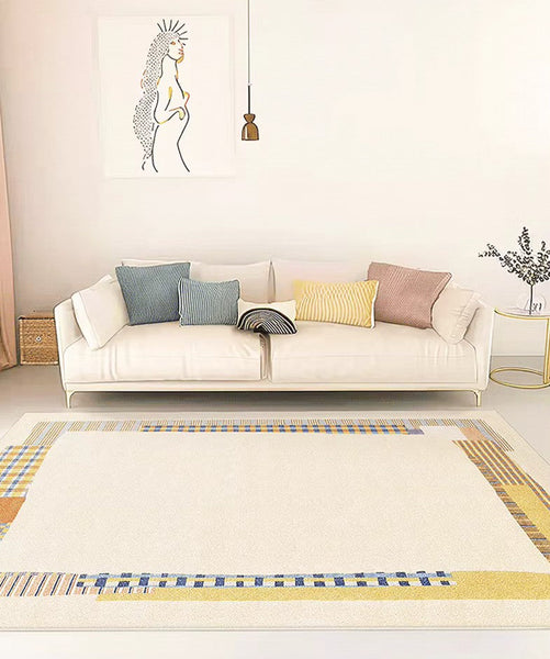 Unique Modern Rug Ideas for Living Room, Modern Floor Carpets for Office, Abstract Contemporary Rugs for Bedroom, Large Modern Rugs under Sofa-HomePaintingDecor