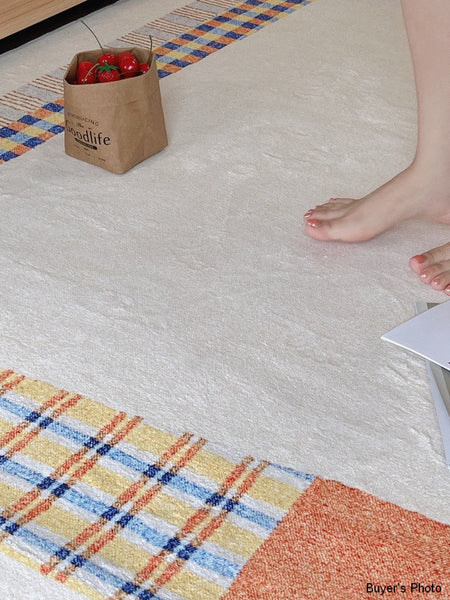 Abstract Contemporary Rugs for Bedroom, Large Modern Rugs under Sofa, Modern Rug Ideas for Living Room, Modern Floor Carpets for Office-HomePaintingDecor