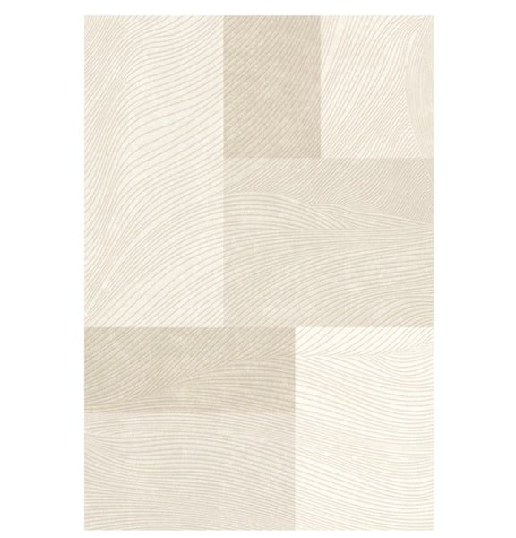 Bedroom Modern Rugs, Large Modern Rugs for Living Room, Dining Room Geometric Modern Rugs, Cream Color Contemporary Modern Rugs for Office-HomePaintingDecor