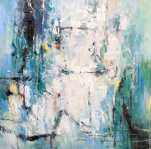 Large Paintings for Living Room, Hand Painted Acrylic Painting, Bedroom Wall Painting, Modern Contemporary Art, Modern Paintings for Dining Room-HomePaintingDecor